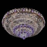 Люстра Кольцо пирамида шар 40 мм фиолетовая в Кирове