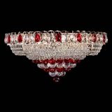 Люстра Кольцо пирамида шар 40 мм красная в Кирове