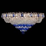 Люстра Кольцо пирамида шар 40 мм синяя в Кирове