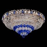 Люстра Кольцо пирамида шар 40 мм синяя в Кирове