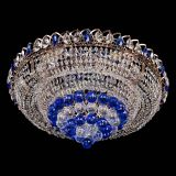 Люстра Кольцо пирамида шар 40 мм синяя в Кирове