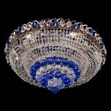 Люстра Кольцо пирамида шар 40 мм синяя в Кирове