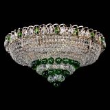 Люстра Кольцо пирамида шар 40 мм зеленая в Кирове