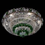 Люстра Кольцо пирамида шар 40 мм зеленая в Кирове