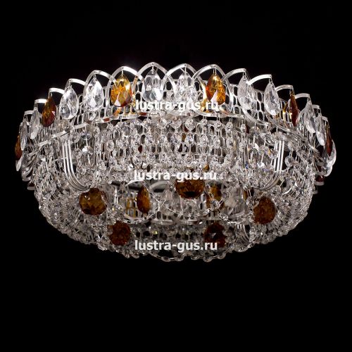 Люстра Кольцо Снежинка чайная в Кирове Гусь Хрустальный