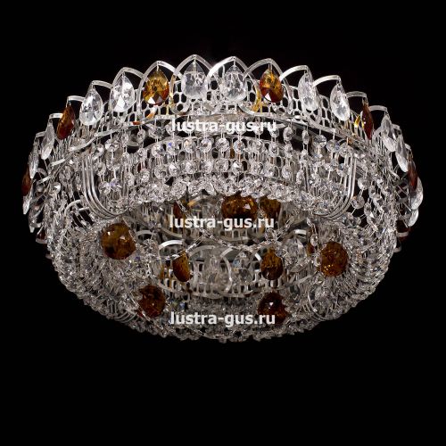 Люстра Кольцо Снежинка чайная в Кирове Гусь Хрустальный