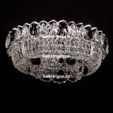 Люстра Кольцо Снежинка черная в Кирове