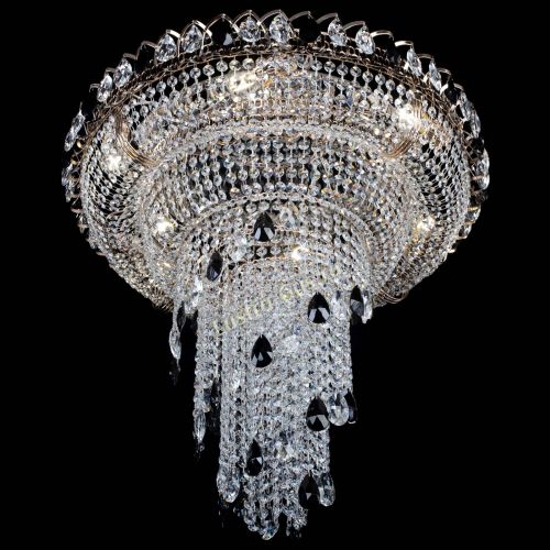 Люстра Кольцо №10 черная в Кирове Гусь Хрустальный