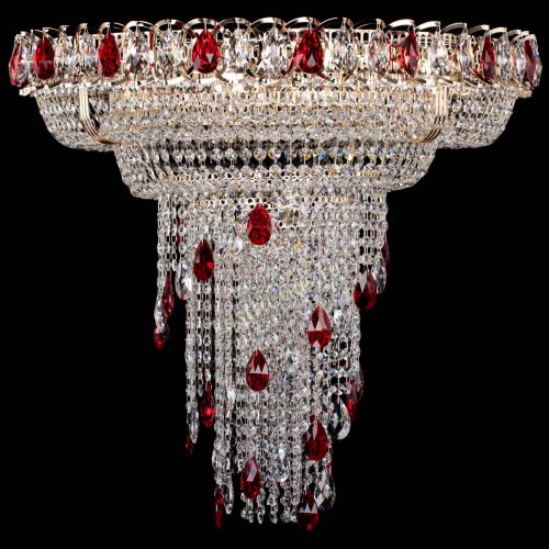 Люстра Кольцо №10 красная в Кирове Гусь Хрустальный