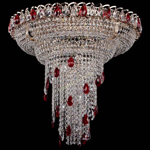 Люстра Кольцо №10 красная в Кирове Гусь Хрустальный