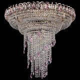 Люстра Кольцо №10 розовая в Кирове