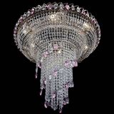 Люстра Кольцо №10 розовая в Кирове