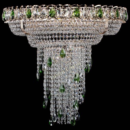 Люстра Кольцо №10 зеленая в Кирове Гусь Хрустальный