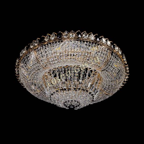 Люстра Кольцо Классика черное 800 мм  в Кирове Гусь Хрустальный