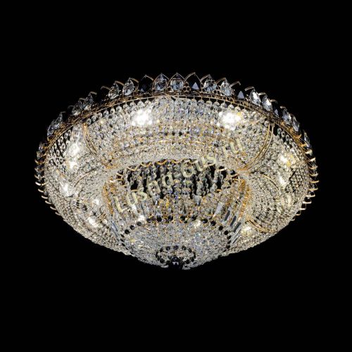 Люстра Кольцо Классика черное 800 мм  в Кирове Гусь Хрустальный