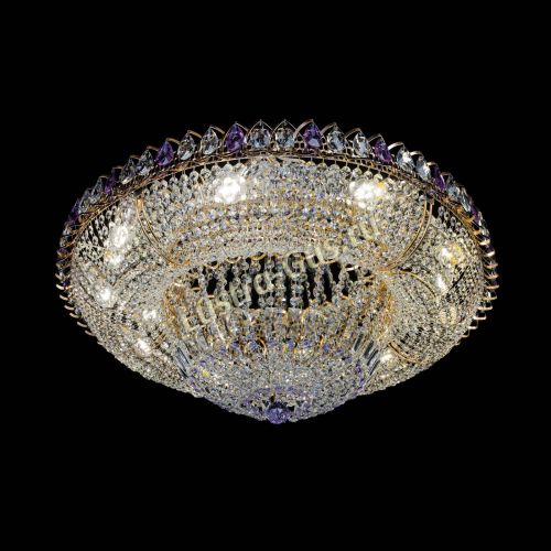 Люстра Кольцо Классика фиолетовая 800 мм в Кирове Гусь Хрустальный