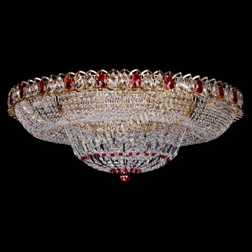 Люстра Кольцо Классика красное 800 мм  в Кирове Гусь Хрустальный