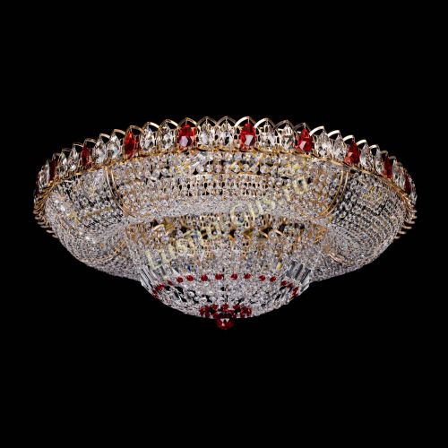 Люстра Кольцо Классика красное 800 мм  в Кирове Гусь Хрустальный