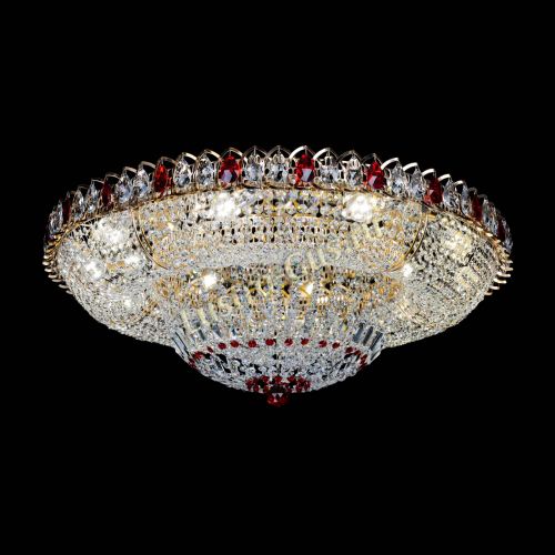 Люстра Кольцо Классика красное 800 мм  в Кирове Гусь Хрустальный