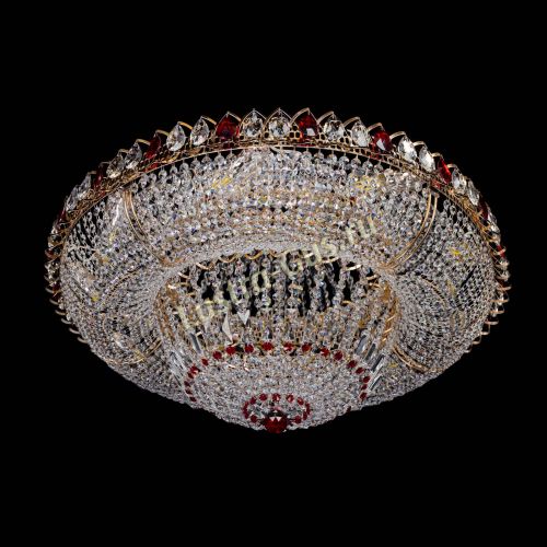 Люстра Кольцо Классика красное 800 мм  в Кирове Гусь Хрустальный