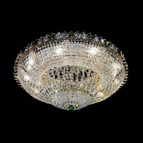 Люстра Кольцо Классика зеленое 800 мм  в Кирове Гусь Хрустальный