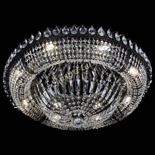 Люстра Кольцо Классика №8 Черная в Кирове Гусь Хрустальный