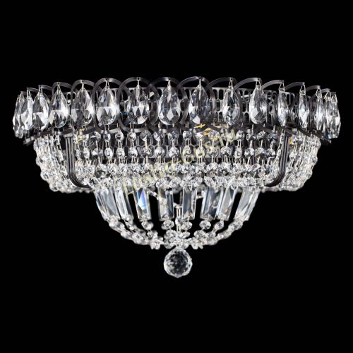 Люстра Кольцо Классика Черная в Кирове Гусь Хрустальный