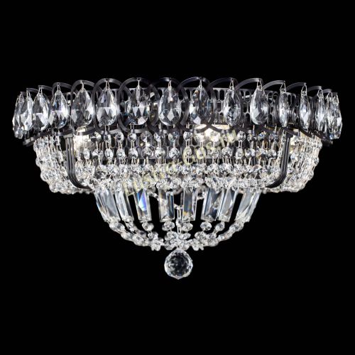 Люстра Кольцо Классика Черная в Кирове Гусь Хрустальный