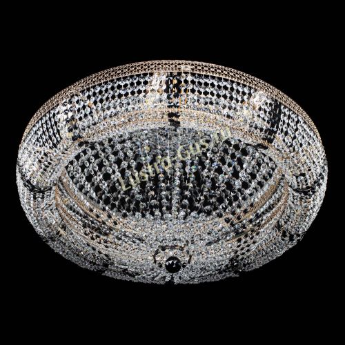 Люстра Кольцо Классика Венеция черная в Кирове Гусь Хрустальный