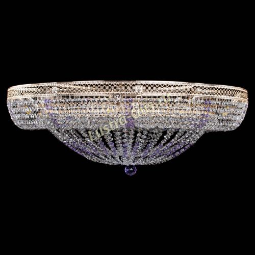 Люстра Кольцо Классика Венеция фиолетовая в Кирове Гусь Хрустальный