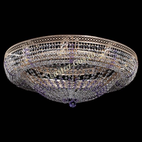 Люстра Кольцо Классика Венеция фиолетовая в Кирове Гусь Хрустальный