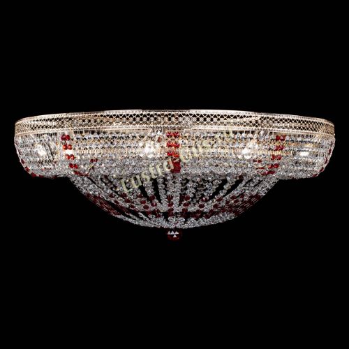 Люстра Кольцо Классика Венеция красная в Кирове Гусь Хрустальный