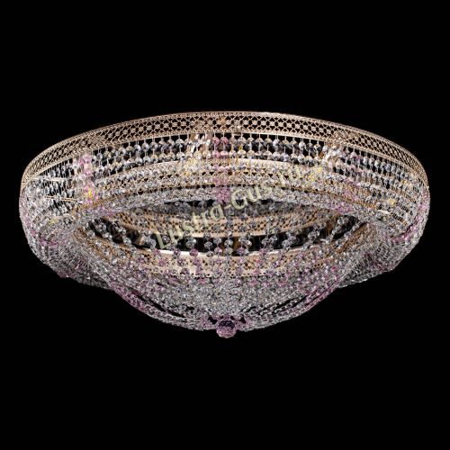 Люстра Кольцо Классика Венеция розовая в Кирове Гусь Хрустальный