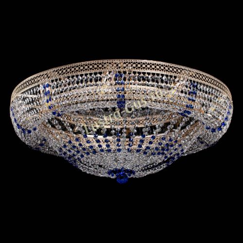 Люстра Кольцо Классика Венеция синяя в Кирове Гусь Хрустальный