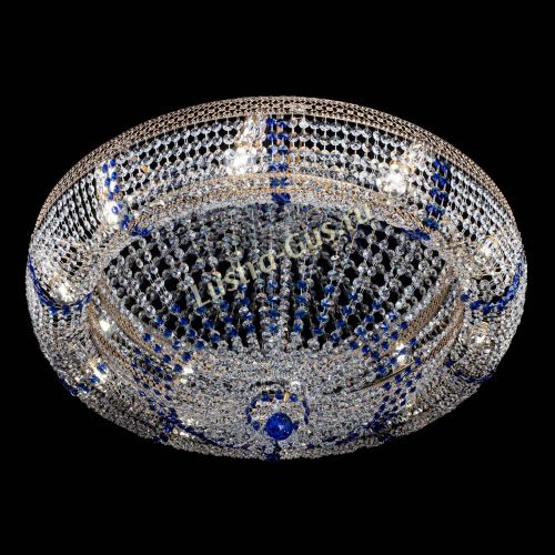 Люстра Кольцо Классика Венеция синяя в Кирове Гусь Хрустальный