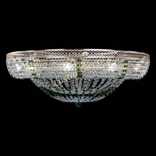 Люстра Кольцо Классика Венеция зеленая в Кирове Гусь Хрустальный