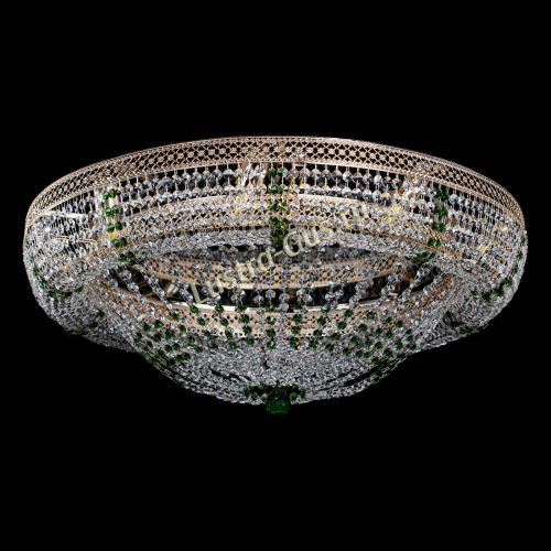 Люстра Кольцо Классика Венеция зеленая в Кирове Гусь Хрустальный