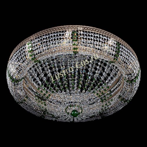 Люстра Кольцо Классика Венеция зеленая в Кирове Гусь Хрустальный