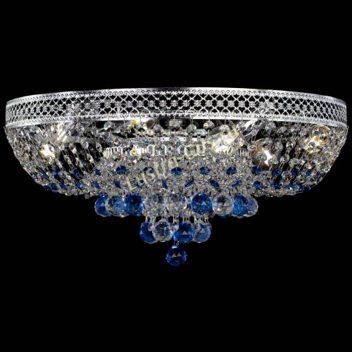 Люстра Кольцо Венеция №44 синяя в Кирове Гусь Хрустальный