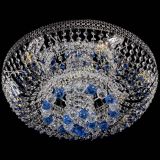 Люстра Кольцо Венеция №44 синяя в Кирове