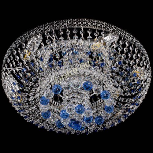 Люстра Кольцо Венеция №44 синяя в Кирове Гусь Хрустальный