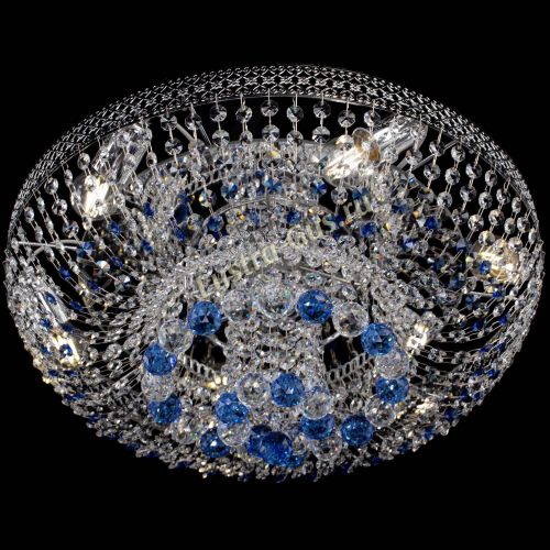 Люстра Кольцо Венеция №44 синяя в Кирове Гусь Хрустальный