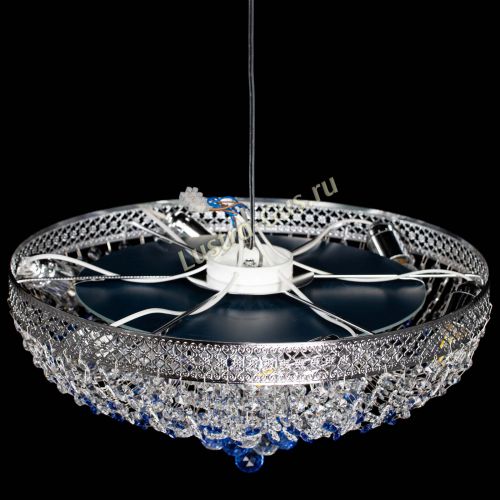 Люстра Кольцо Венеция №44 синяя в Кирове Гусь Хрустальный