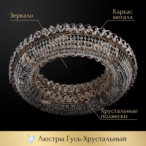 Люстра Кольцо оптикон в Кирове Гусь Хрустальный