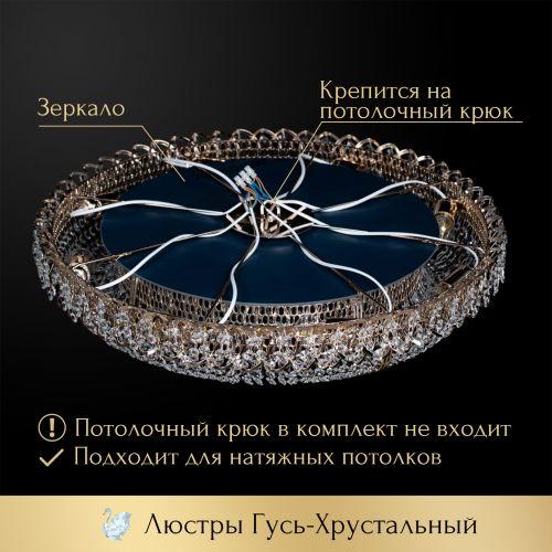 Люстра Кольцо оптикон в Кирове Гусь Хрустальный