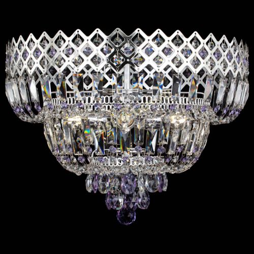 Люстра Корона №5 фиолетовая в Кирове Гусь Хрустальный