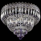 Люстра Корона №5 фиолетовая в Кирове