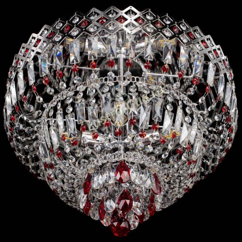 Люстра Корона №5 красная в Кирове Гусь Хрустальный