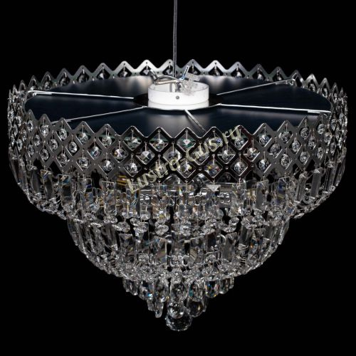 Люстра Корона №5 черная в Кирове Гусь Хрустальный