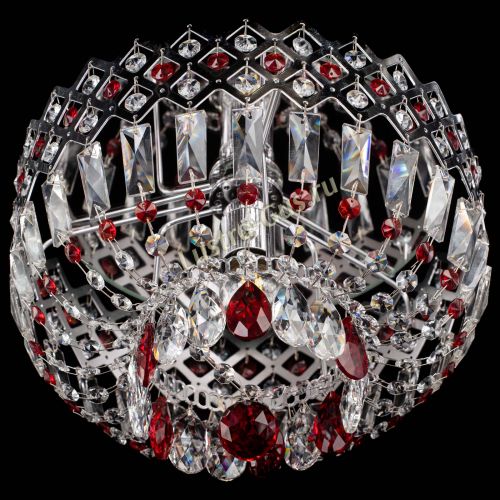 Люстра Корона пластинка №1 красная в Кирове Гусь Хрустальный